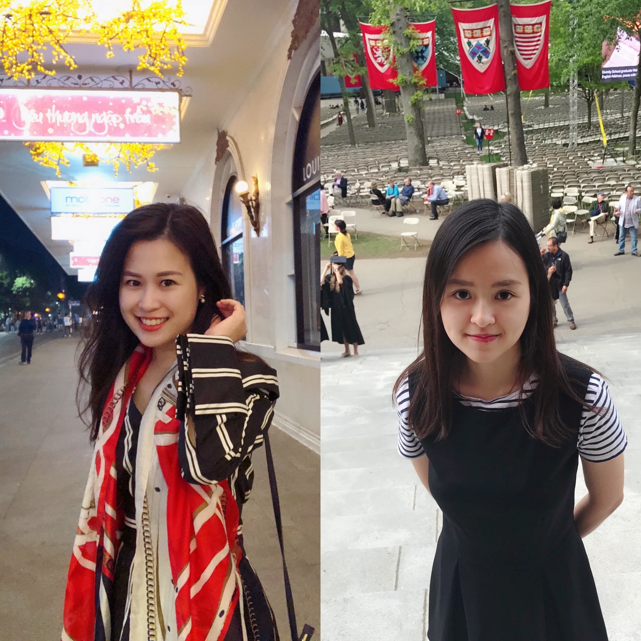 
Hà Anh và Hiền Anh – hai cô con gái tài năng và giỏi giang của chị Thanh Hà
