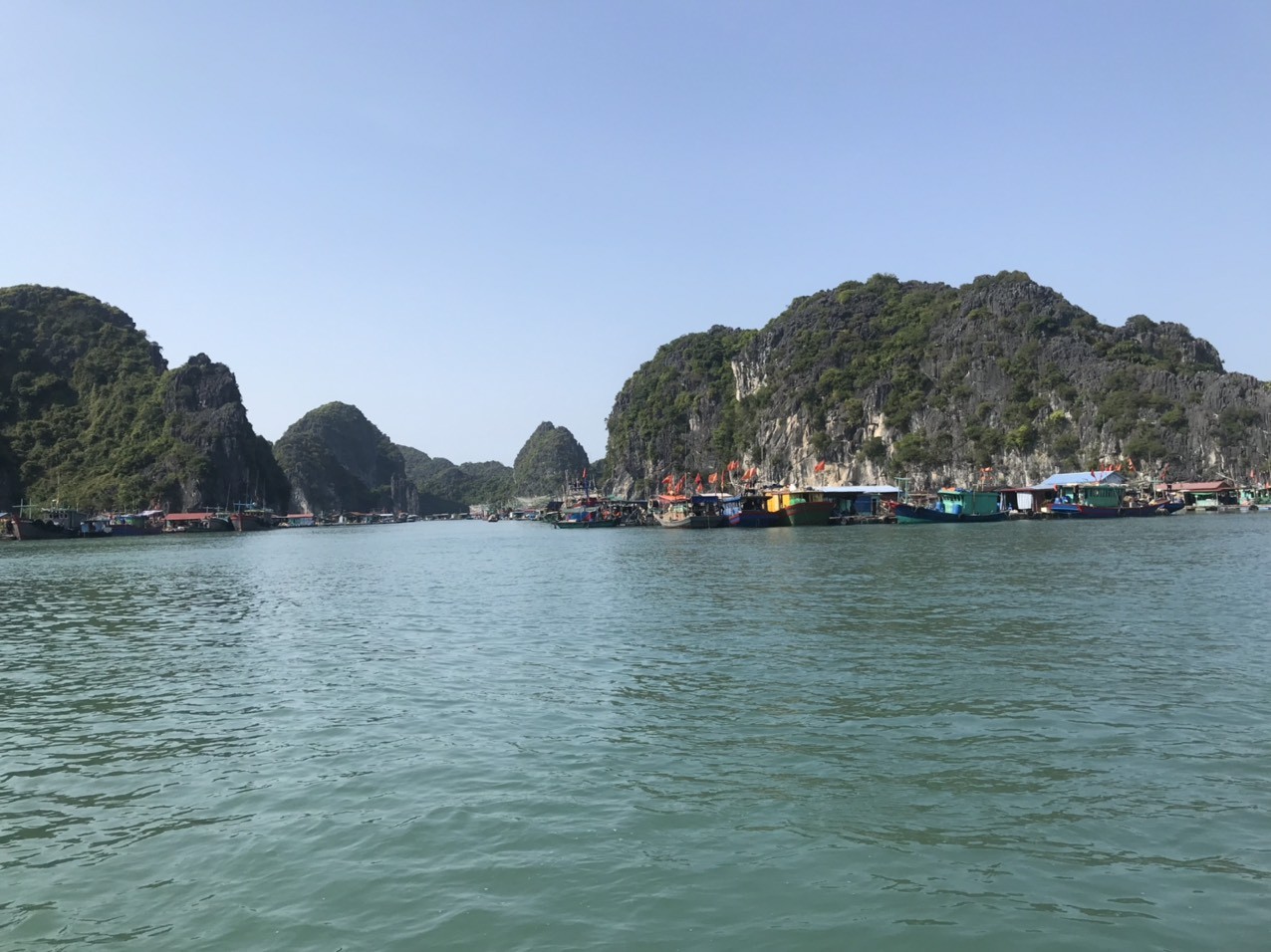 
Xã Việt Hải nằm biệt lập, để đến đây bạn phải đi tàu qua vinh Lan Hạ hoặc đi đường bộ xuyên rừng Quốc gia Cát Bà
