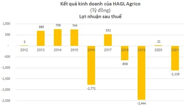 
Kết quả kinh doanh của HAGL Agrico
