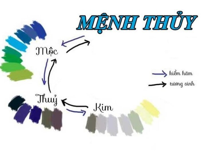 



Người mệnh Thủy hợp với các màu tương sinh thuộc hành Kim&nbsp;

