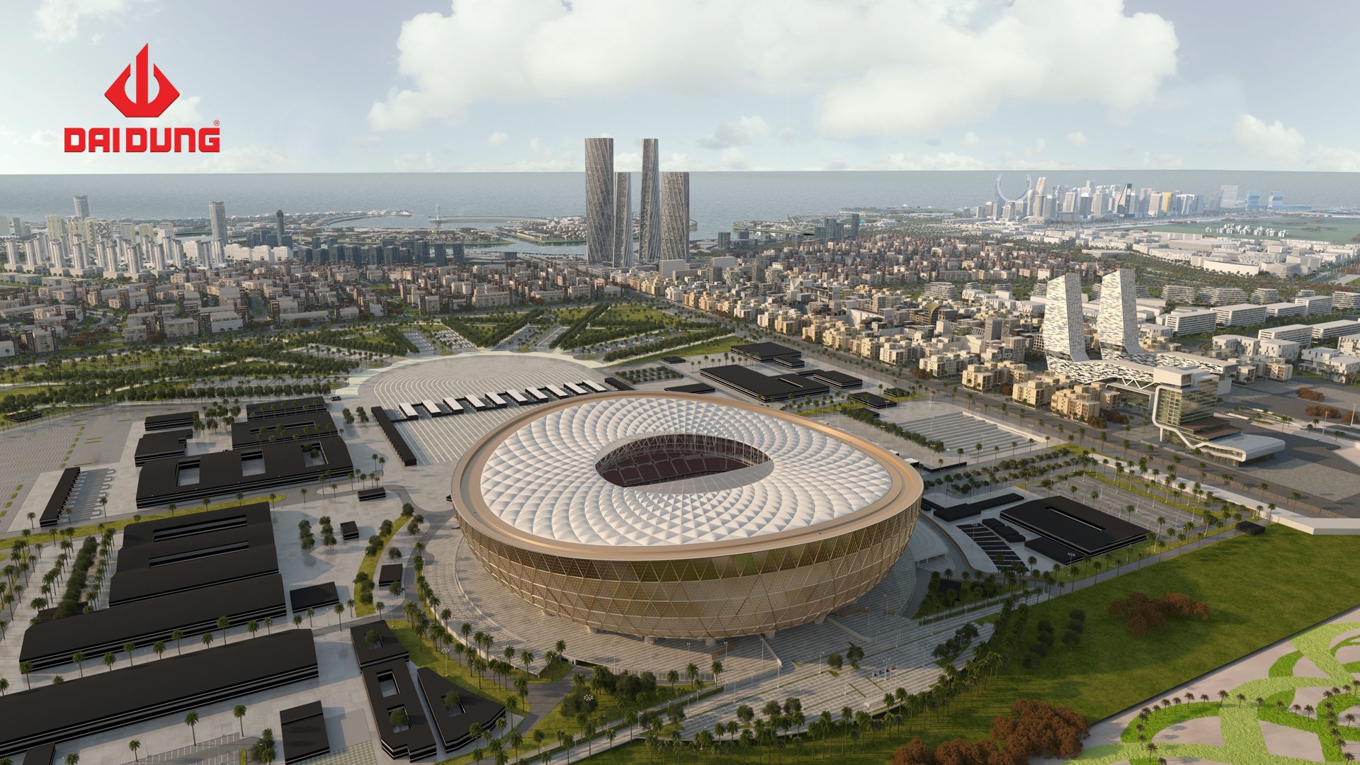 

Đại Dũng Group đã trúng thầu cho dự án xây dựng sân vận động phục vụ cho World Cup 2022 cũng là minh chứng cho thấy được sự lớn mạnh của các thương hiệu trong nước
