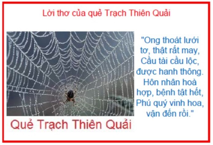 



Lời thơ của quẻ Trạch Thiên Quải

