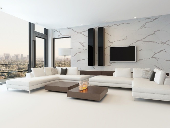 
Đá thạch anh xây dựng được ứng dụng nhiều trong thiết kế và phù hợp với mọi không gian nhà ở
