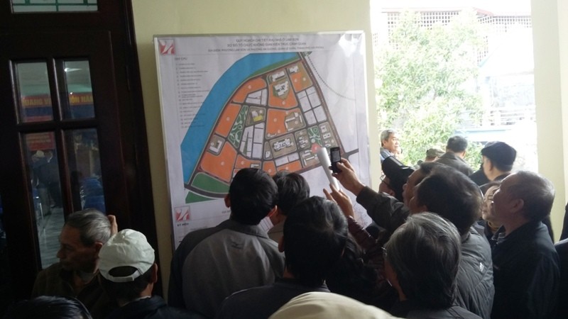 
Nhân dân đóng góp ý kiến về quy hoạch đất tại địa phương
