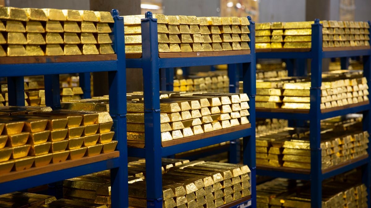 
Mỹ đứng đầu về số lượng vàng dự trữ
