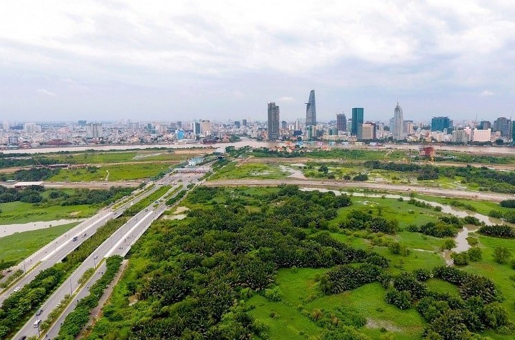 Hạ tầng triển khai đồng loạt, bất động sản vùng ven nổi "sóng" Ảnh: minh họa