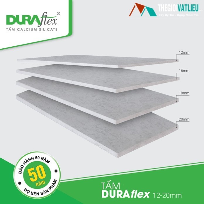 



Tấm vách ngăn từ bê tông Duraflex có tính bền bỉ, cách âm và cách nhiệt tốt

