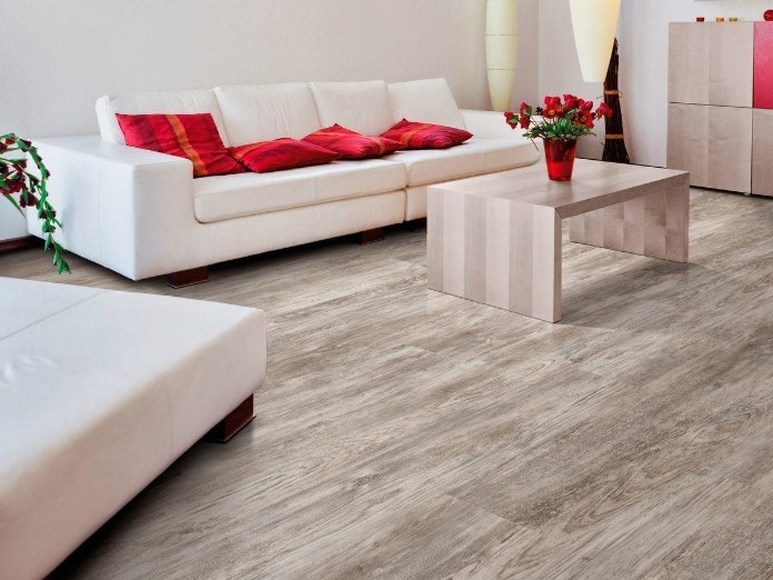 Gạch nhựa Vinyl là vật liệu xây dựng nhẹ chịu lực tốt, bền màu