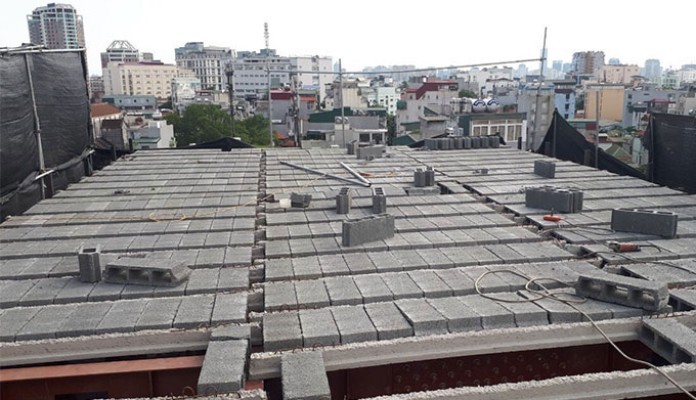 Xây nhà bằng bê tông nhẹ mang lại hiệu quả cho các công trình dựng