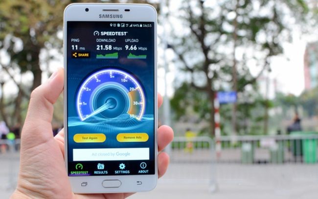 
Mạng 4G có tốc độ nhanh hơn 3G khoảng 5-7 lần
