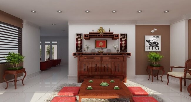 
Đặt bàn thờ thu hút vận may (Nguồn Internet)
