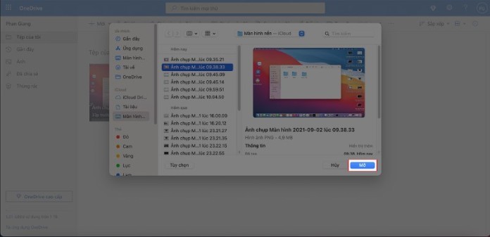 


Cách tải tập tin lên OneDrive
