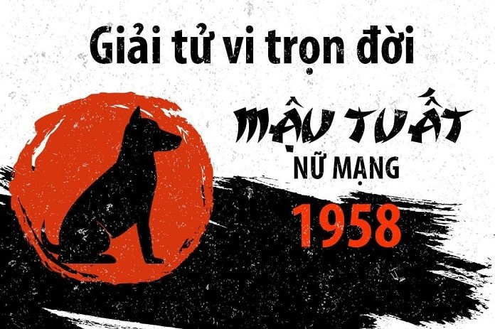 Tuổi 1958 nữ mạng Mậu Tuất thuộc mệnh Mộc, cụ thể là Bình Địa Mộc