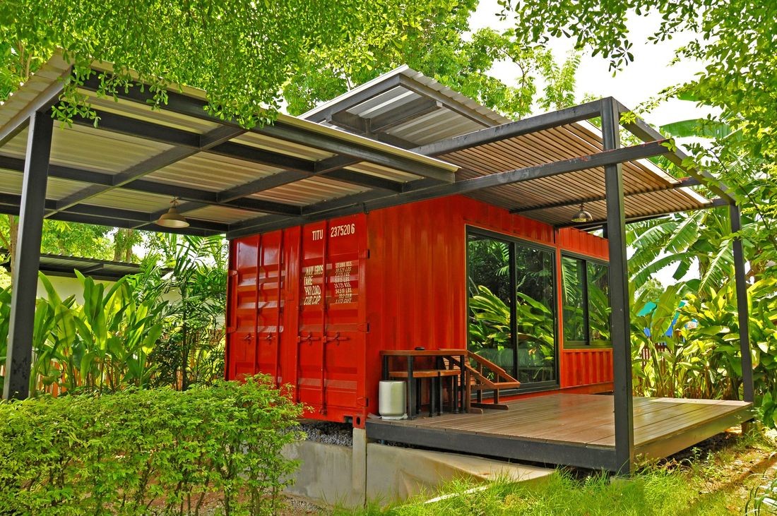 
Ngôi nhà container kiểu studio nằm giữa khu vườn xanh mát nhà bạn
