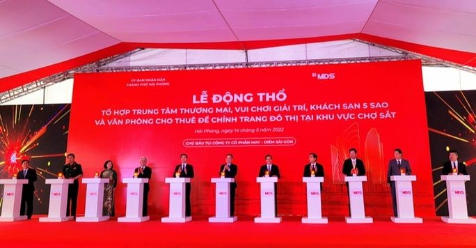 
Lễ động thổ dự án tháp đôi 47 tầng vào ngày 14/5 vừa qua
