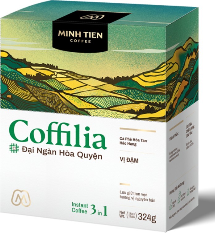 
Cà phê hòa tan 3 in 1 - Vị đậm
