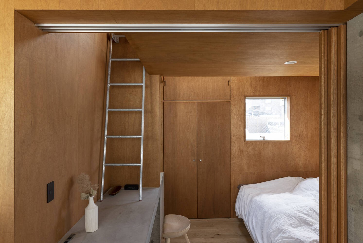 
Phòng ngủ được thiết kế theo phong cách duplex

