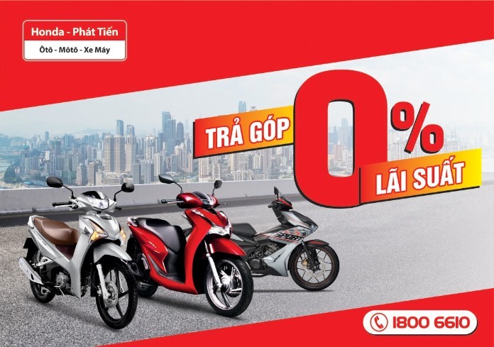 Phát Tiến hỗ trợ khách hàng mua xe trả góp 0% lãi suất