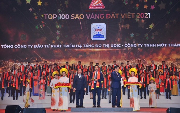 
UDIC vinh dự có mặt trong top 100 sao vàng đất Việt 2021
