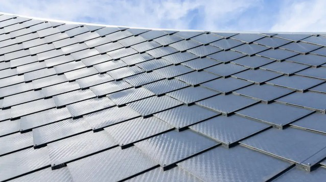 
Những tấm pin mặt trời Dragonscale của BayView sẽ ngăn tòa nhà gây thêm áp lực về nhu cầu sử dụng năng lượng vào buổi tối sau khi mặt trời lặn
