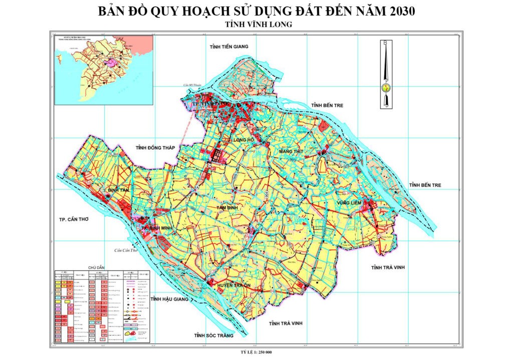 
Hình ảnh bản đồ quy hoạch sử dụng đất tỉnh Vĩnh Long
