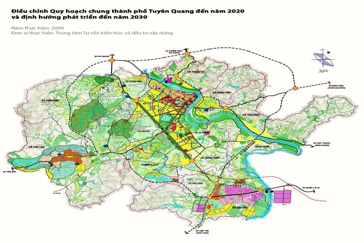 
Hình ảnh bản đồ quy hoạch thành phố Tuyên Quang
