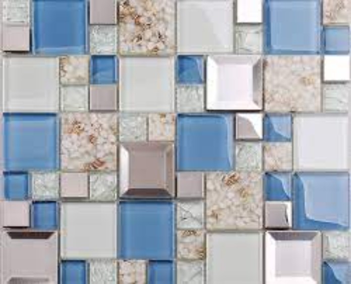 
Gạch mosaic thủy tinh được sử dụng nhiều
