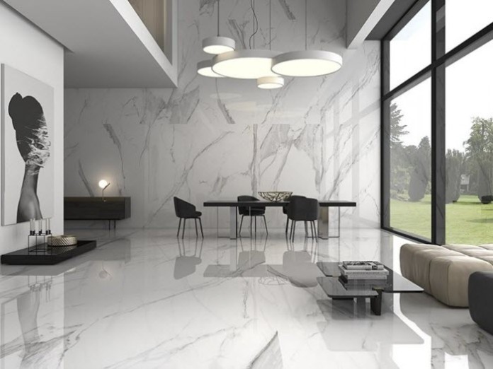 
Gạch giả đá marble màu trắng
