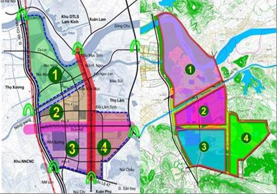 
Bản đồ quy hoạch khu đô thị Lam Sơn - Sao Vàng
