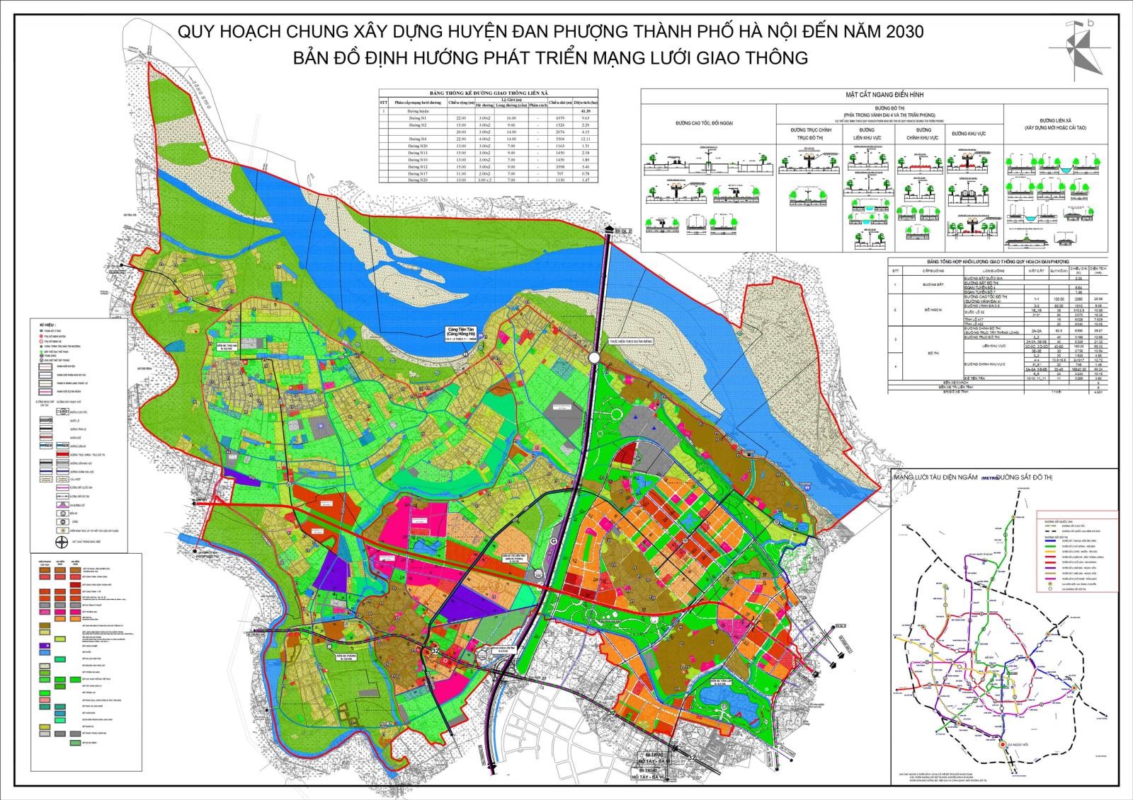 
Hình ảnh bản đồ quy hoạch giao thông huyện Đan Phượng đến năm 2030
