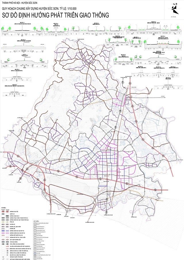 
Hình ảnh bản đồ quy hoạch giao thông huyện Sóc Sơn
