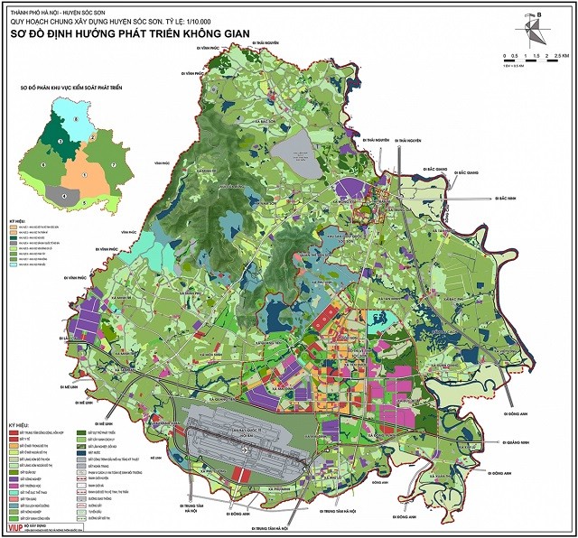 
Bản đồ quy hoạch đô thị huyện Sóc Sơn
