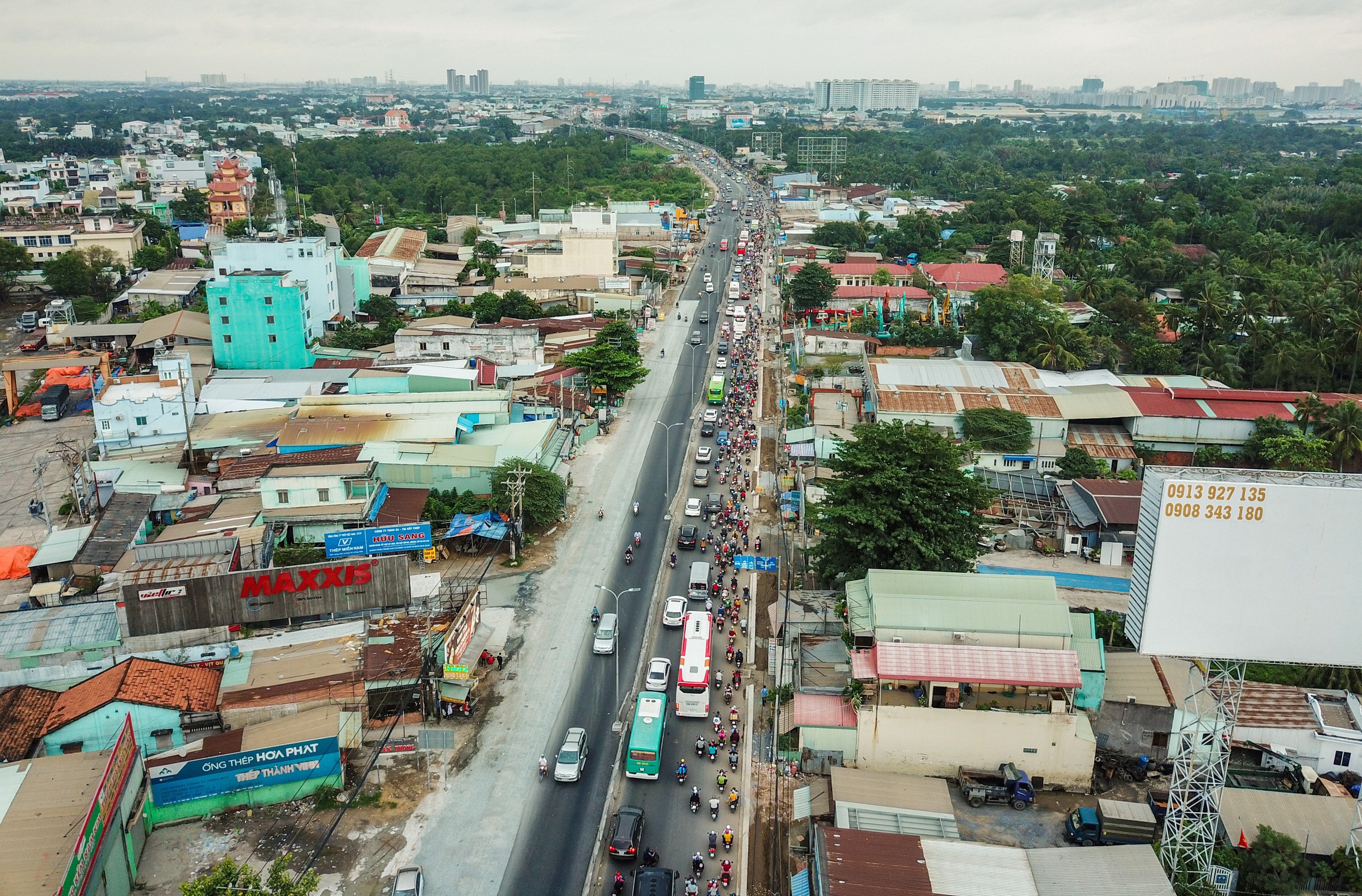 
Một góc huyện Bình Chánh.
