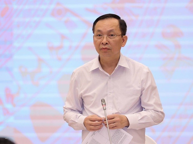 Phó Thống đốc Thường trực NHNN Đào Minh Tú: NHNN chưa có văn bản nào nói “siết”, hay “thắt” với lĩnh vực bất động sản (BĐS) - Ảnh: VGP/Đoàn Bắc