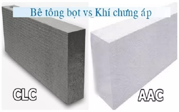 
Gạch bê tông bọt ( CLC) và gạch siêu nhẹ ( AAC)
