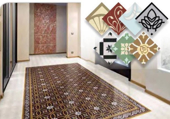Hoa văn được in trên gạch ảnh hưởng trực tiếp tới không gian ốp lát