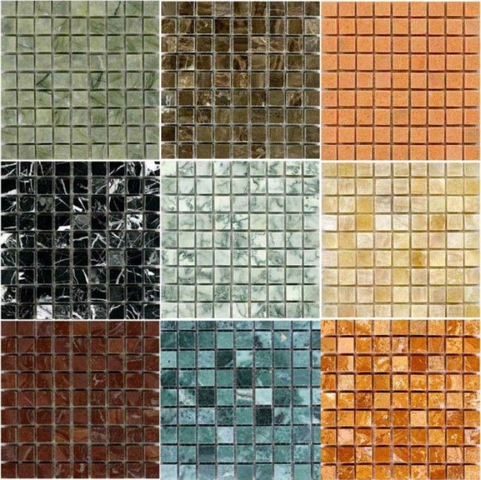 
Gạch mosaic thủy tinh ốp tường tiểu cảnh
