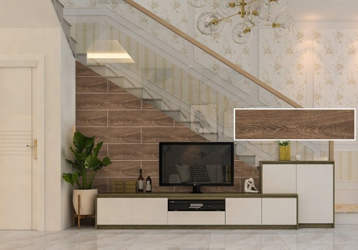 
Gạch kết hợp tranh 3D tạo nên hiệu ứng tuyệt vời
