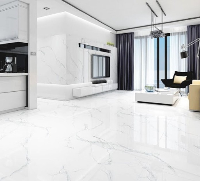 
Gạch ốp tường vân đá marble sử dụng trong không gian nhà hàng
