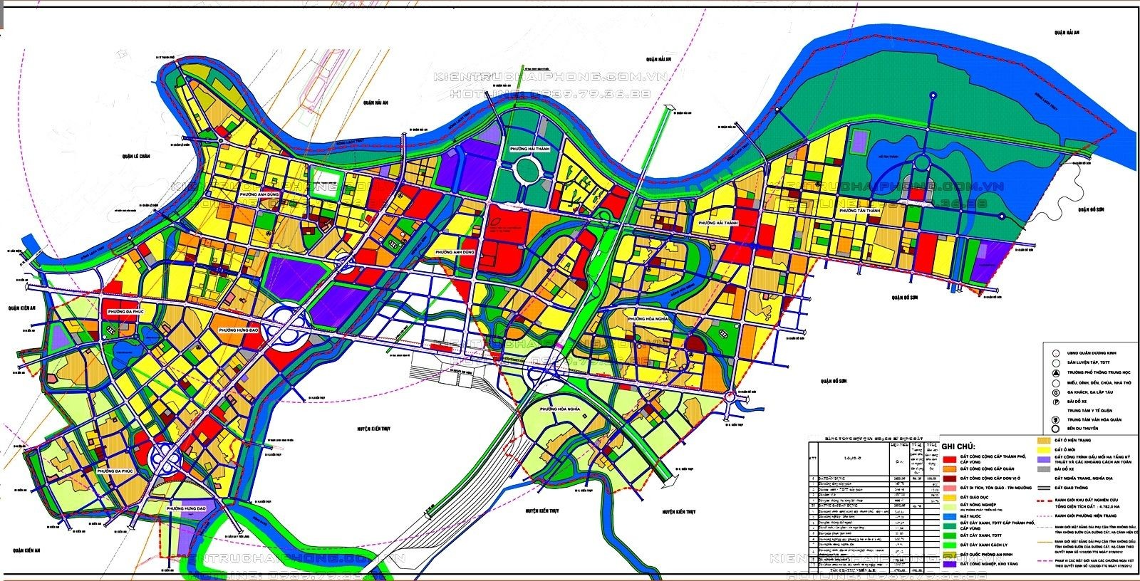 
Bản đồ quy hoạch quận Dương Kinh, Hải Phòng
