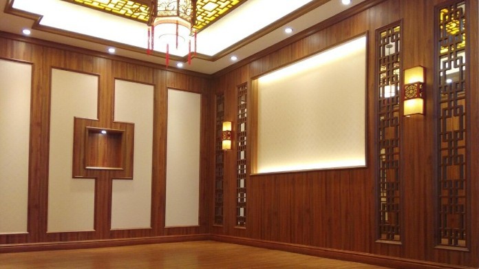 Có thể kết hợp tấm ốp họa tiết khác nhau tạo nên điểm nhấn cho không gian