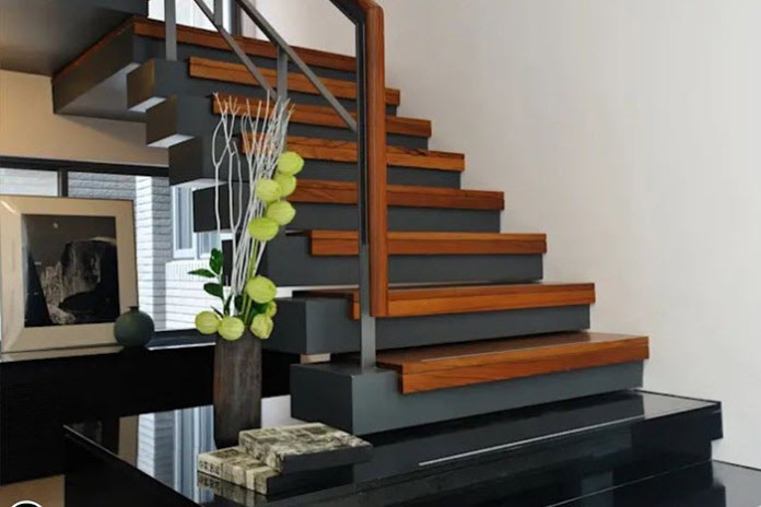 Nhựa tấm ốp cầu thang không chỉ an toàn mà còn làm không gian thêm sang trọng