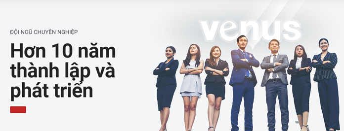 
Venus Corp với đội ngũ chuyên nghiệp
