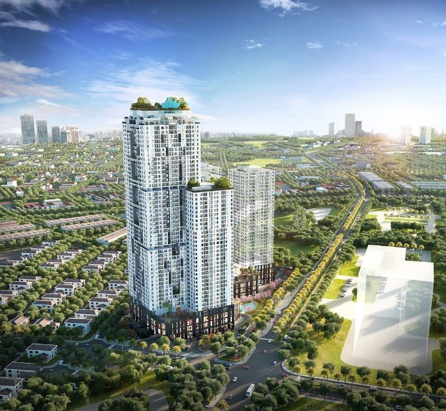 
Phối cảnh tổng thể dự án quận Hà Đông - Bid Residences
