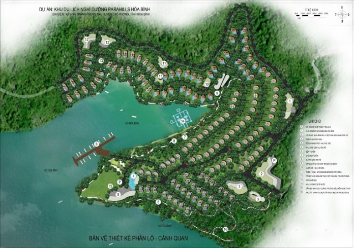 
Bản đồ dự án Parahills Resort Hòa Bình
