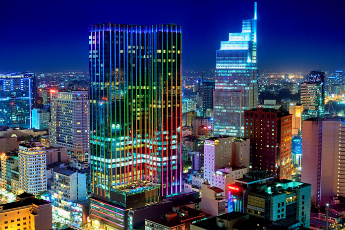 Toàn cảnh tòa nhà Times Square Việt Nam với diện mạo lung linh