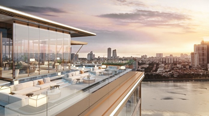 
Góc nhìn toàn cảnh từ sân thượng của The Filmore Đà Nẵng&nbsp;
