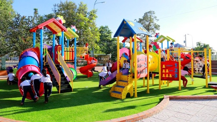Khu vui chơi dành cho trẻ nhỏ đa dạng các trò chơi tại khu dự án Era Central Point 