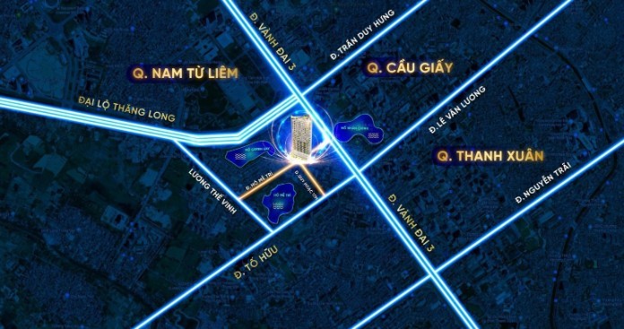 
Vị trí của dự án nhìn qua bản đồ google
