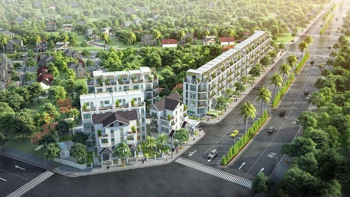 Dự án Hateco Green Park là tổ hợp biệt thự liền kề 